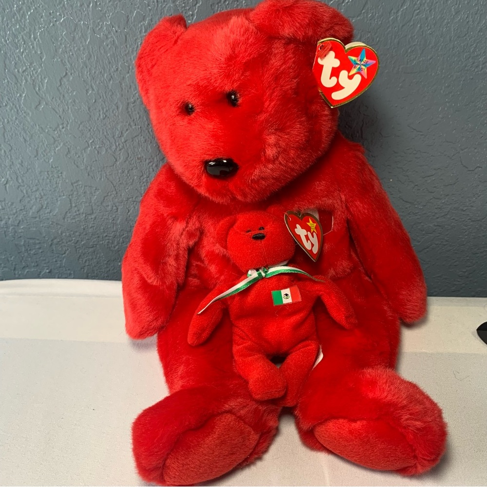 OSITO MEXICAN BEANIE BABY BUNDLE BIG AND TEENIE‎ WITH TAGS 1999